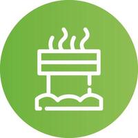 Chimney Creative Icon Design vector