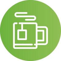 Tea Cup Creative Icon Design vector