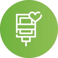 Transfusion Creative Icon Design vector