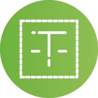 Text Box Creative Icon Design vector