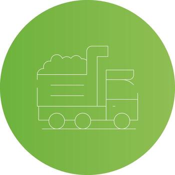 Dump Creative Icon Design vector