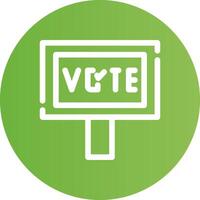 Vote Creative Icon Design vector