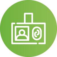 Smart Card Creative Icon Design vector