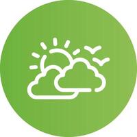 Good Weather Creative Icon Design vector