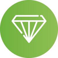 diseño de icono creativo de diamante vector