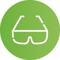 diseño de icono creativo de gafas vector