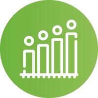 Graphs Creative Icon Design vector