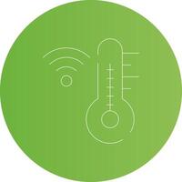Line Circle Light green Gradient vector