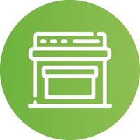 diseño de icono creativo de horno vector