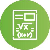 diseño de icono creativo de matemáticas vector