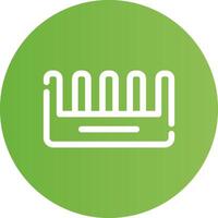 Comb Creative Icon Design vector