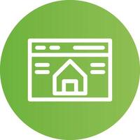 Property Sale Creative Icon Design vector