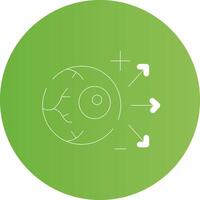 Longsighted Creative Icon Design vector