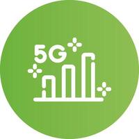 5G Creative Icon Design vector