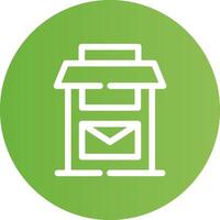 Postbox Creative Icon Design vector