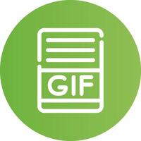 GIFs Creative Icon Design vector