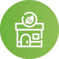 Eco House Creative Icon Design vector