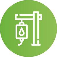 Blood Transfusion Creative Icon Design vector