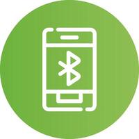 Bluetooth Creative Icon Design vector