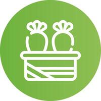 Groceries Delivery Creative Icon Design vector