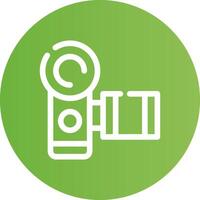 Video Camera Creative Icon Design vector