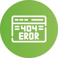 Diseño de icono creativo de error 404 vector