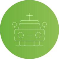 Hearse Creative Icon Design vector