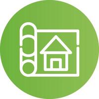 House Sketch Creative Icon Design vector