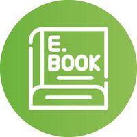 Ebook Creative Icon Design vector