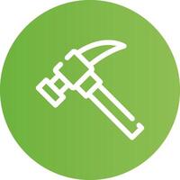 Hammer Creative Icon Design vector