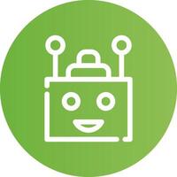 Chatbot Creative Icon Design vector