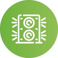 Speaker Creative Icon Design vector