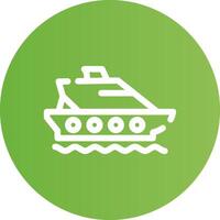 Ship Creative Icon Design vector