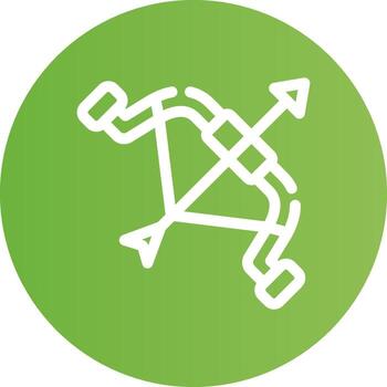 Crossbow Creative Icon Design vector