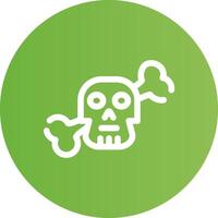 diseño de icono creativo muerto vector