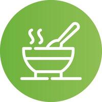 Hot Soup Creative Icon Design vector