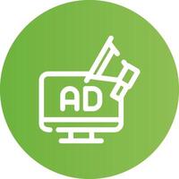 Digital Marketing Creative Icon Design vector