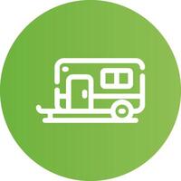 Caravan Creative Icon Design vector