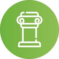 Pillar Creative Icon Design vector