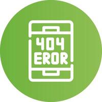 Error Creative Icon Design vector