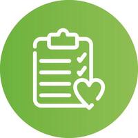Checkup Creative Icon Design vector