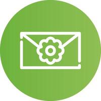 Envelope Creative Icon Design vector