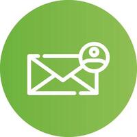 Contact Email Creative Icon Design vector