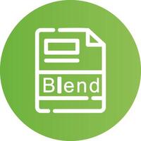 Blend Creative Icon Design vector