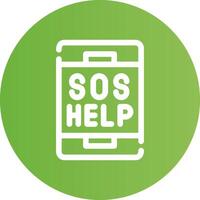 SOS Creative Icon Design vector