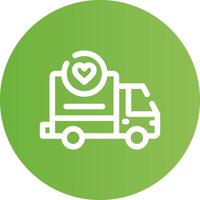 Delivery Creative Icon Design vector