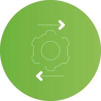 Machine to Machine Creative Icon Design vector