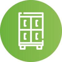 Office Locker Creative Icon Design vector