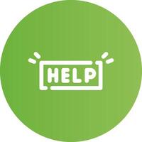 Help Creative Icon Design vector