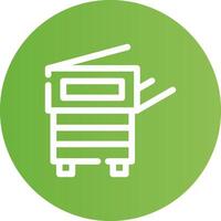 Copy Machine Creative Icon Design vector